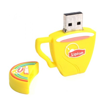 Maßgefertigte USB-Stick in Form eine Kaffee-oder Teetasse - Topgiving